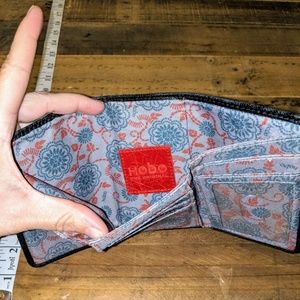 HOBO Jill wallet in black leather